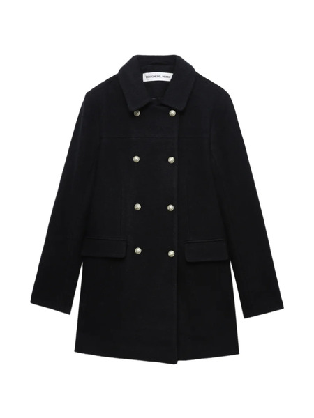 Designers Remix Button-up Double-breasted Jacket - Black 