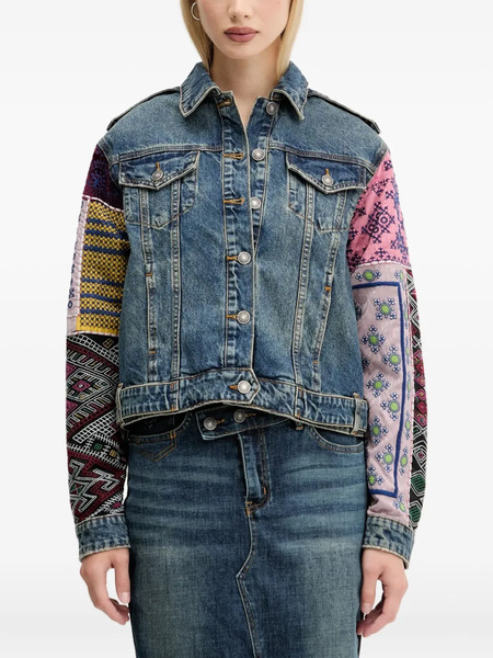  Desigual Button Denim Jacket - Blue 