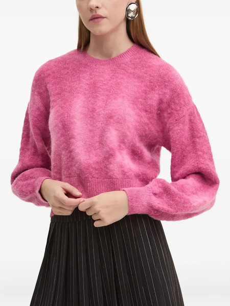  Desigual Crew-neck Sweater - Pink 