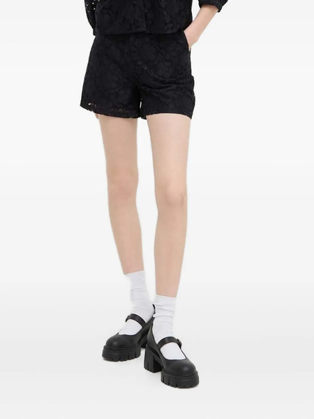  Desigual Floral Laced Shorts - Black 