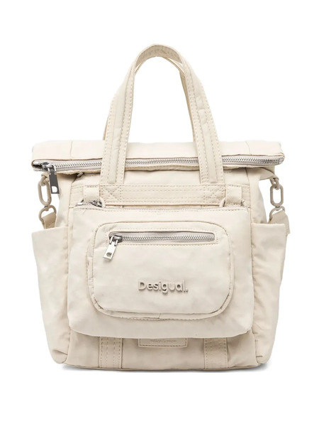  Desigual Voyager Zip-top Handle Backpack - White 