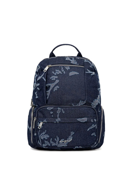  Desigual Zip-pocket Top-handle Backpack - Blue 
