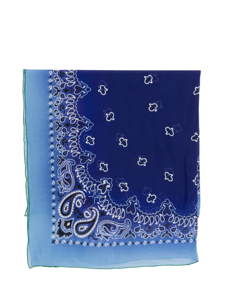  Destin Bandana-print Scarf - Blue 