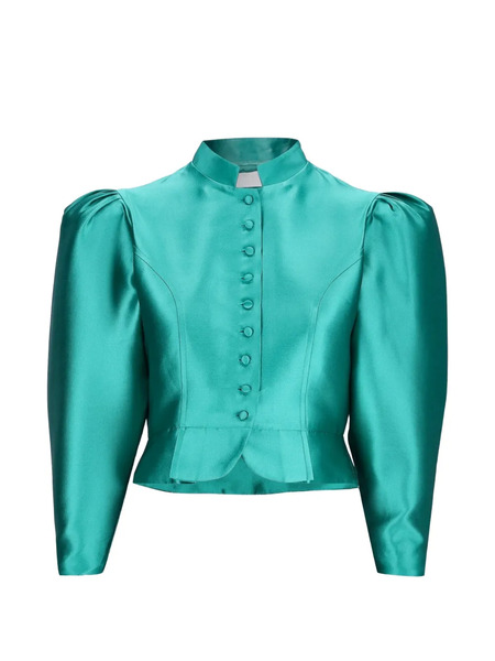  Destree Amoako Buttoned Jacket - Green 