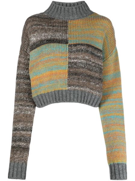  Destree Damien Mélange-knit Jumper - Grey 