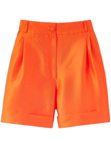  Destree Daniel Pleat-detail Shorts - Orange 
