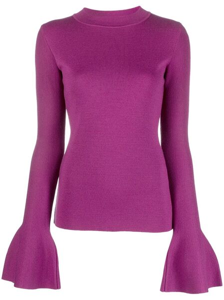  Destree Joan Flared-sleeve Knitted Jumper - Pink 