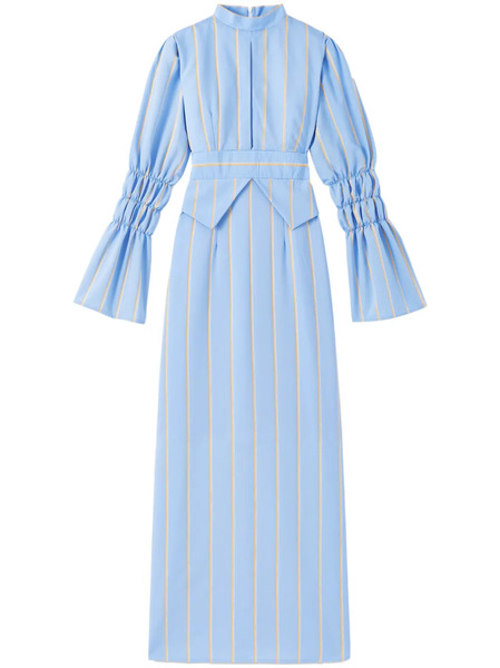  Destree Keith Striped Maxi Dress - Blue 