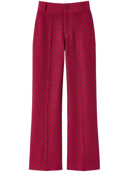  Destree Yoshismart Jacquard Cropped Trousers - Pink 