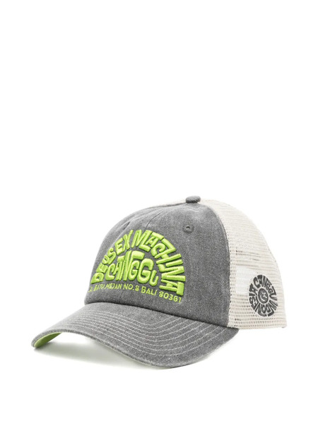  Deus Ex Machina Embroidered Trucker Cap - Grey 