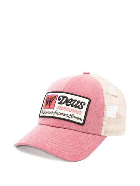  Deus Ex Machina Patch Baseball Cap - Red 