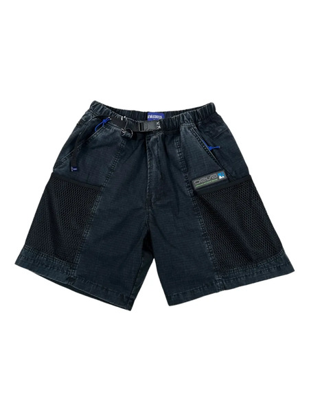  Devástates Webbing-belt Cargo Shorts - Black 
