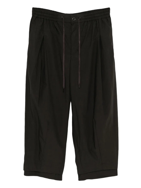  Devoa Cotton Trousers - Brown 
