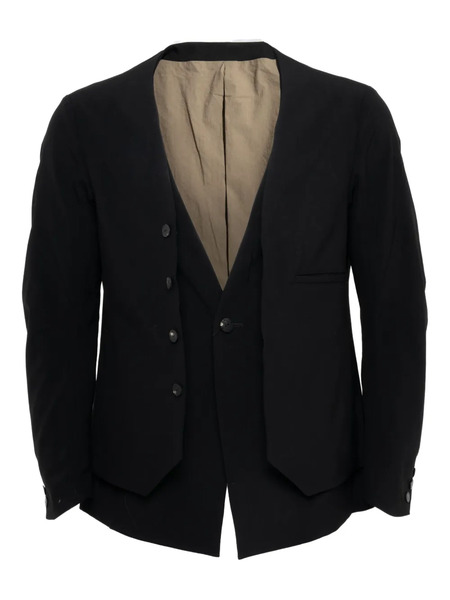  Devoa Wool Blazer - Black 