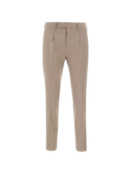  Devore Pleated-details Trousers - Neutrals 