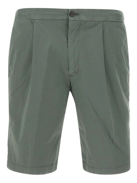  Devore Pleated Shorts - Green 