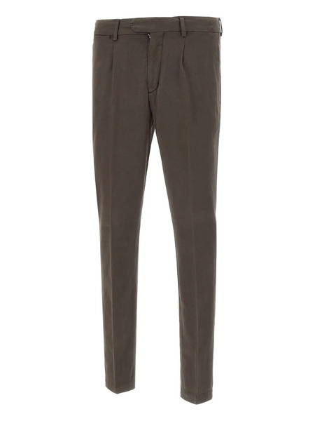  Devore Pleated Trousers - Brown 