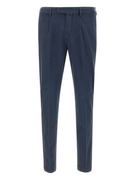  Devore Single-pleat Trousers - Blue 