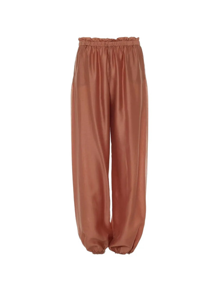  Devotion Elasticated-waistband Trousers - Orange 