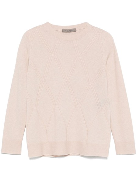  D.exterior Argyle-knit Sweater - Pink 