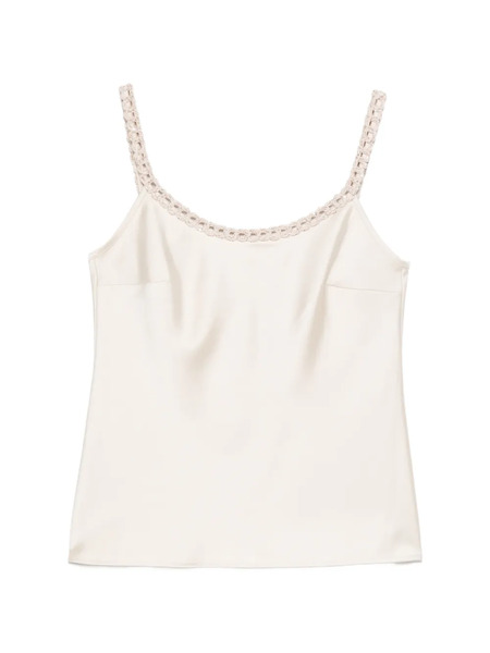  D.exterior Braided-trim Top - Neutrals 