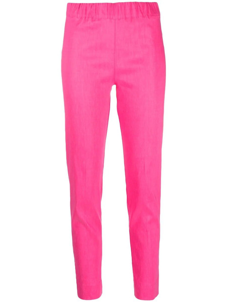  D.exterior Elasticated-waist Slim-cut Leggings - Pink 