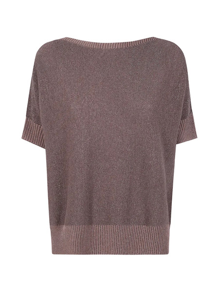  D.exterior Lurex-embellishment T-shirt - Pink 