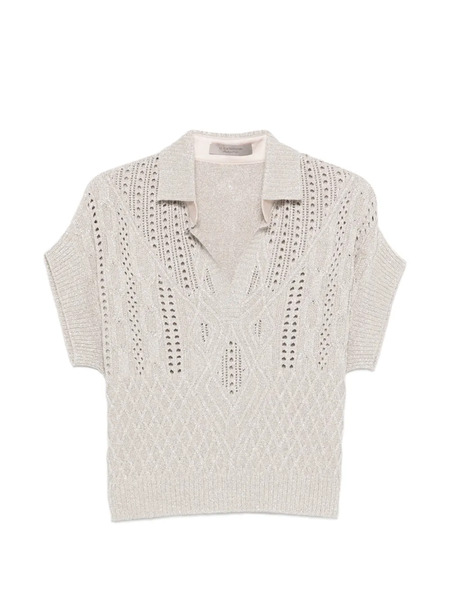  D.exterior Openwork Top - Neutrals 