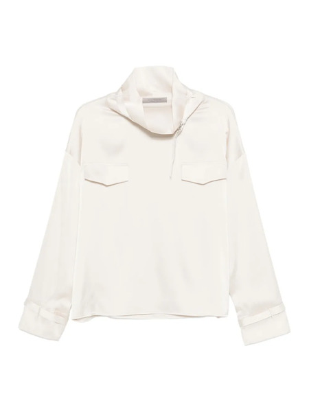  D.exterior Panelled Blouse - White 
