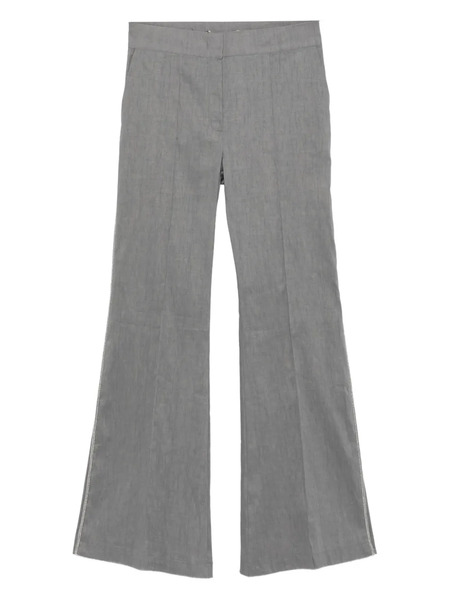  D.exterior Pressed-crease Trousers - Grey 