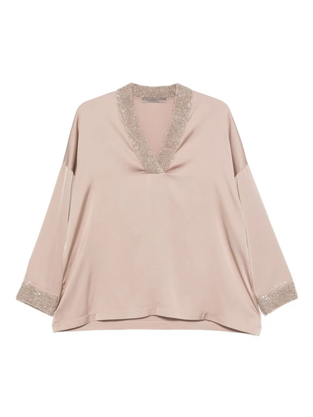  D.exterior Sequin-embellished Blouse - Neutrals 