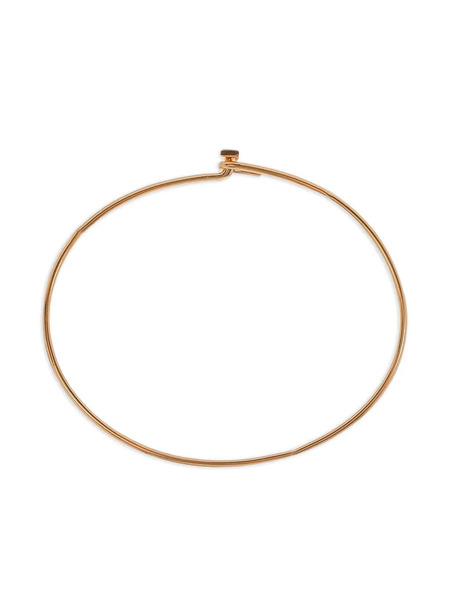 Dezso 18k Rose Gold Classic Wave Wire Bracelet 