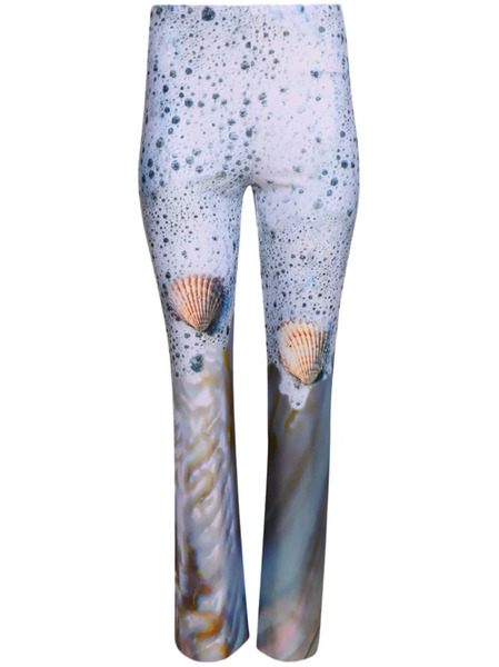  Di Petsa Sea Foam Straight Trousers - White 