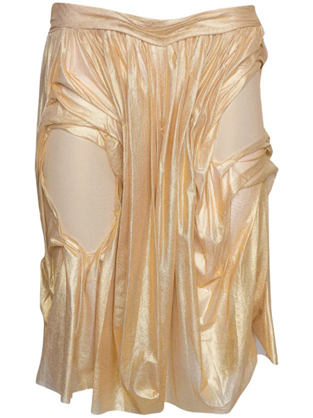  Di Petsa Wetlook Skirt - Gold 
