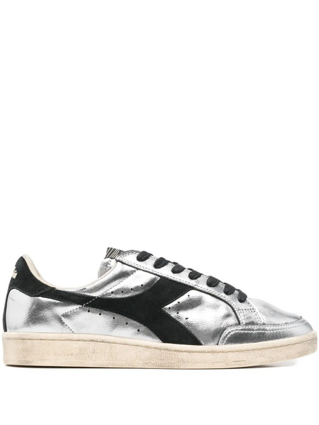 Diadora Metallic-panelled Sneakers - Grey 