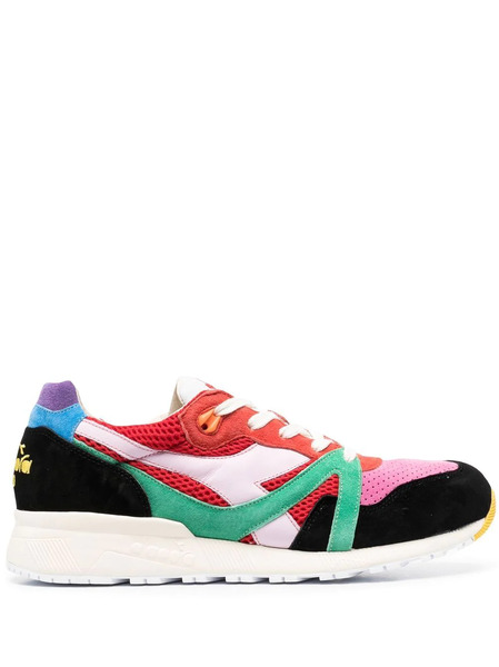  Diadora Panelled Lace-up Sneakers - Red 