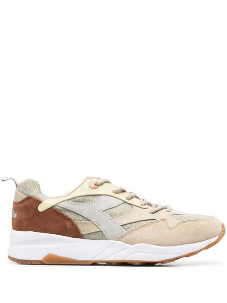 Diadora Suede Almond-toe Low-top Sneakers - Neutrals 