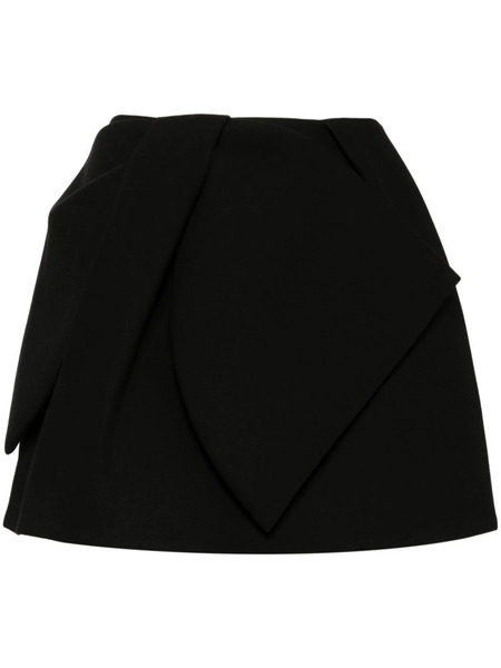  Dice Kayek Bow-detail Skirt - Black 