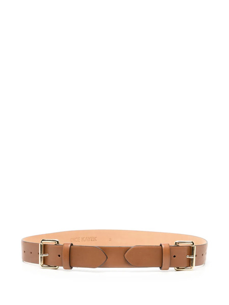  Dice Kayek Leather Belt - Brown 