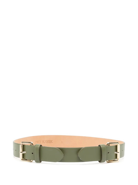  Dice Kayek Leather Belt - Green 