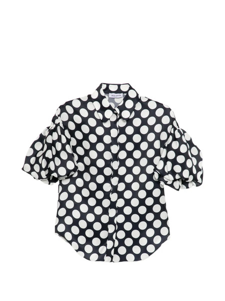  Dice Kayek Polka-dot Shirt - Black 
