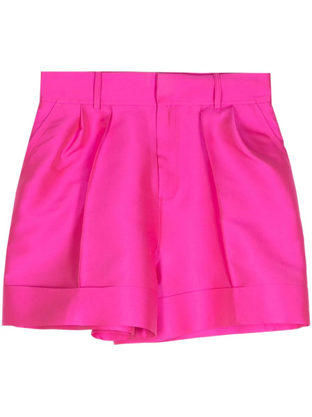  Dice Kayek Satin-finish Mini Shorts - Pink 