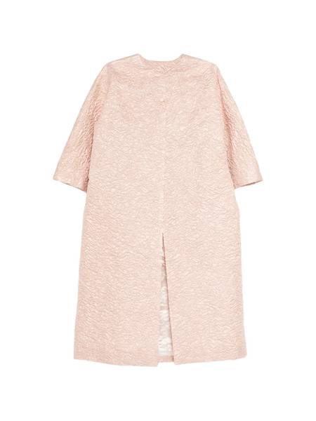  Dice Kayek Sculptural Mrtallic Coat - Pink 