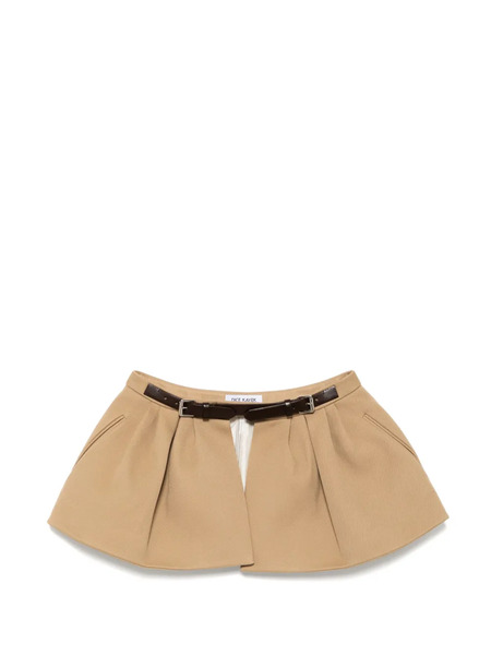  Dice Kayek Structured Skirt Belt - Brown 