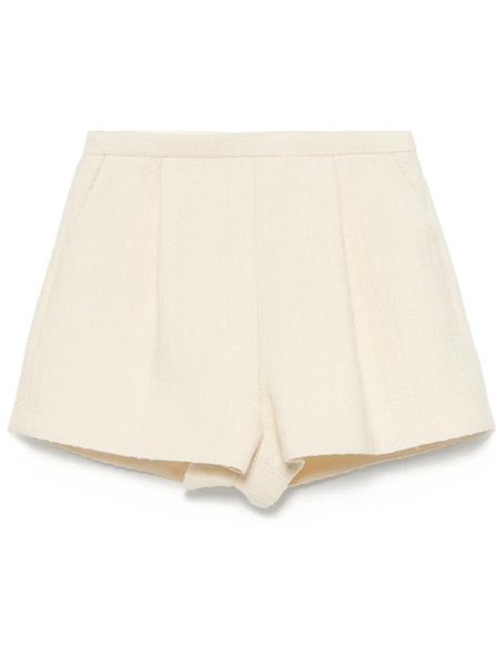  Dice Kayek Tweed Shorts - Neutrals 