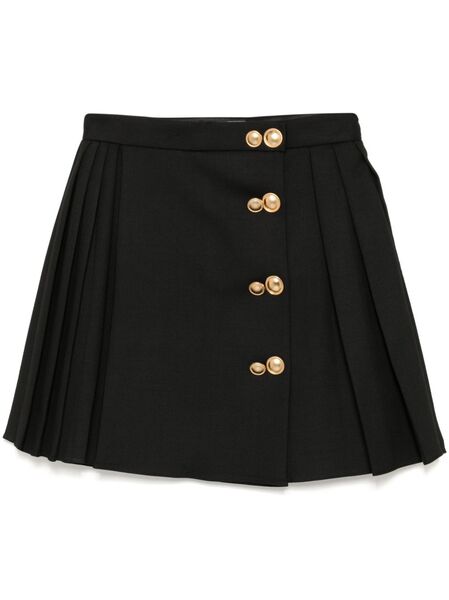  Dice Kayek Wrapped Pleated Skirt - Black 