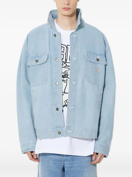  Dickies Buttoned Denim Jacket - Blue 