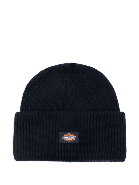 Dickies Logo-appliqué Ribbed Beanie - Blue 