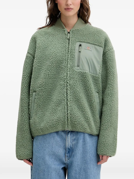  Dickies Zippered-pocket Sweatshirt - Green 