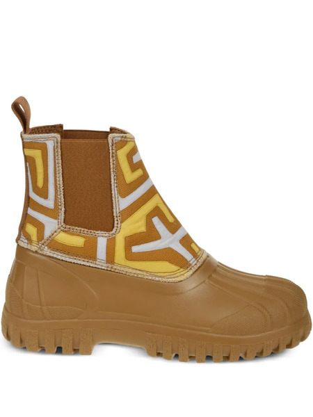  Diemme Abstract-pattern Chelsea Boots - Brown 